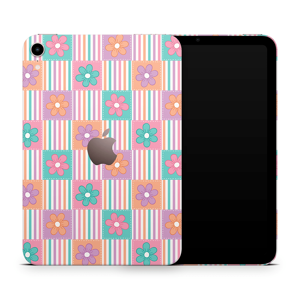 Daisy Patchwork Apple iPad Mini Skins