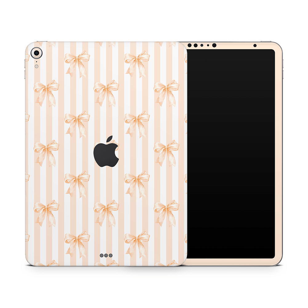 Apricot Bows Apple iPad Pro Skins