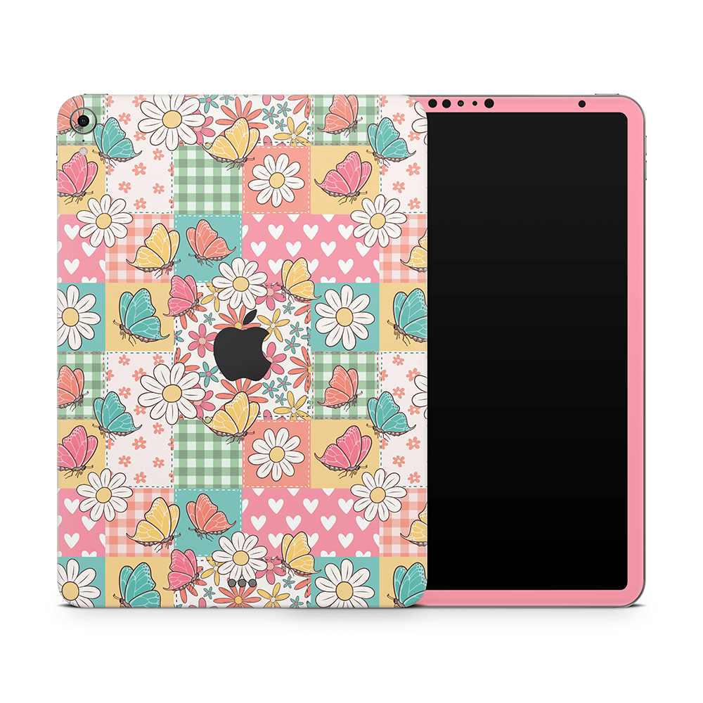 Butterfly Patchwork Apple iPad Pro Skins