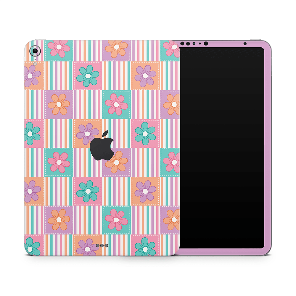 Daisy Patchwork Apple iPad Pro Skins