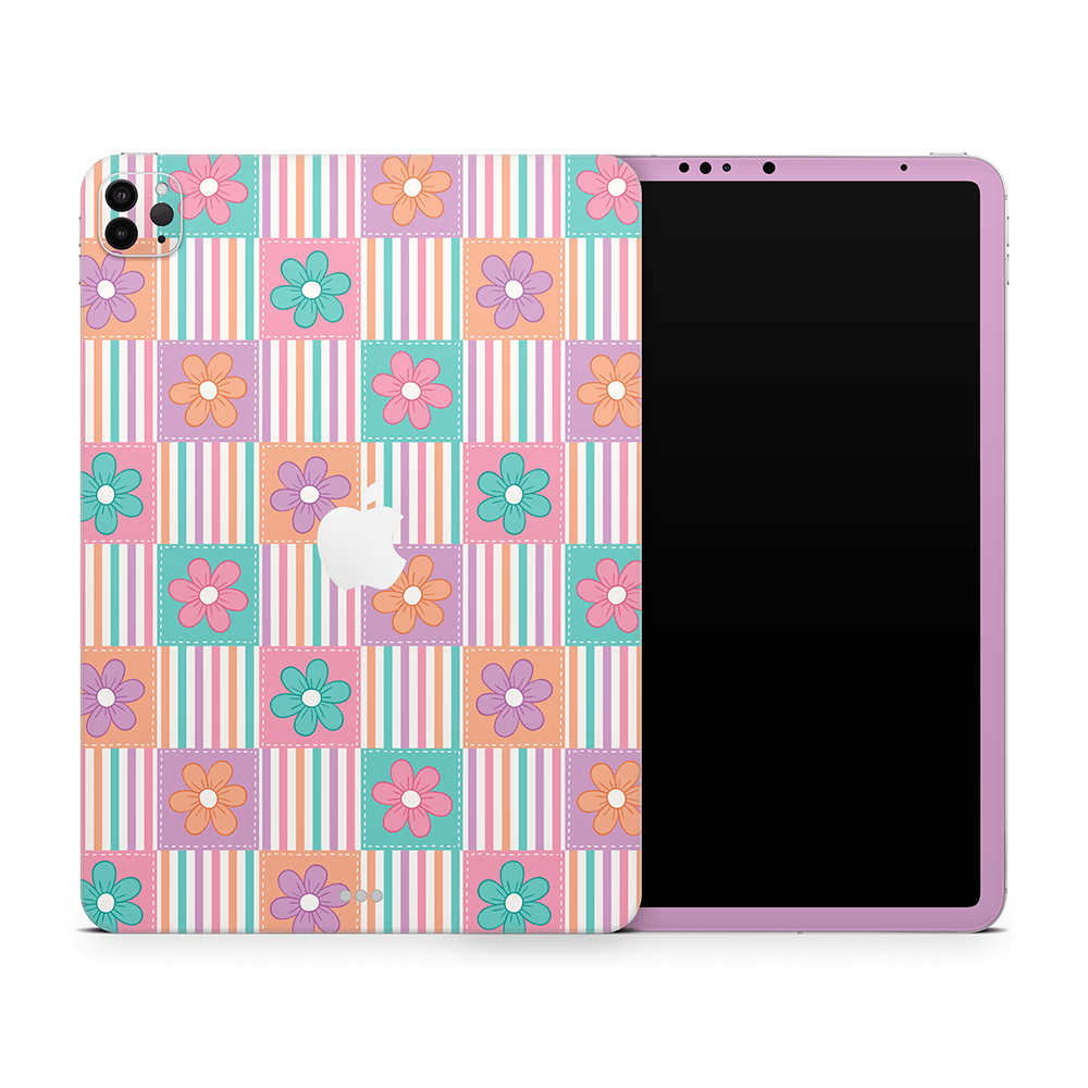Daisy Patchwork Apple iPad Pro Skins
