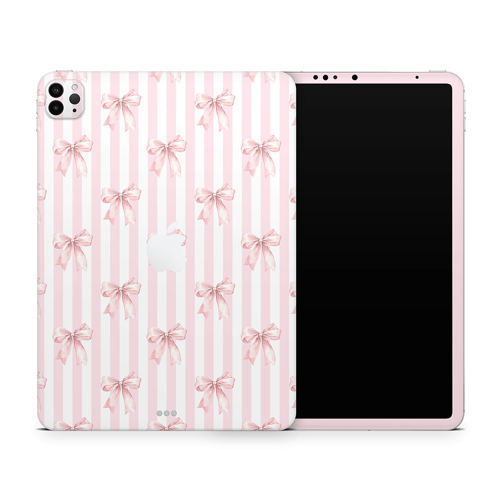 Blush Bows Apple iPad Pro Skins