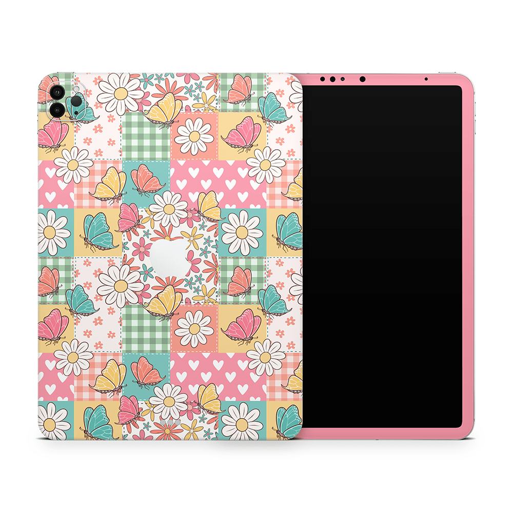 Butterfly Patchwork Apple iPad Pro Skins