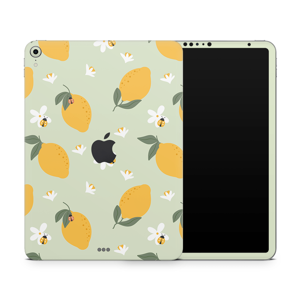 Zesty Lemons Green Apple iPad Pro Skins