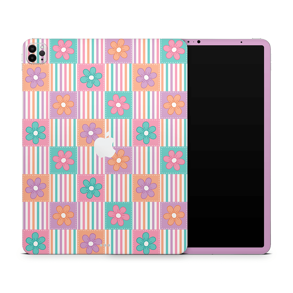 Daisy Patchwork Apple iPad Pro Skins