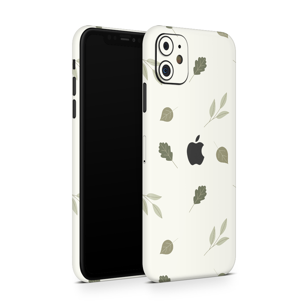 Leafy Foliage Apple iPhone Skins