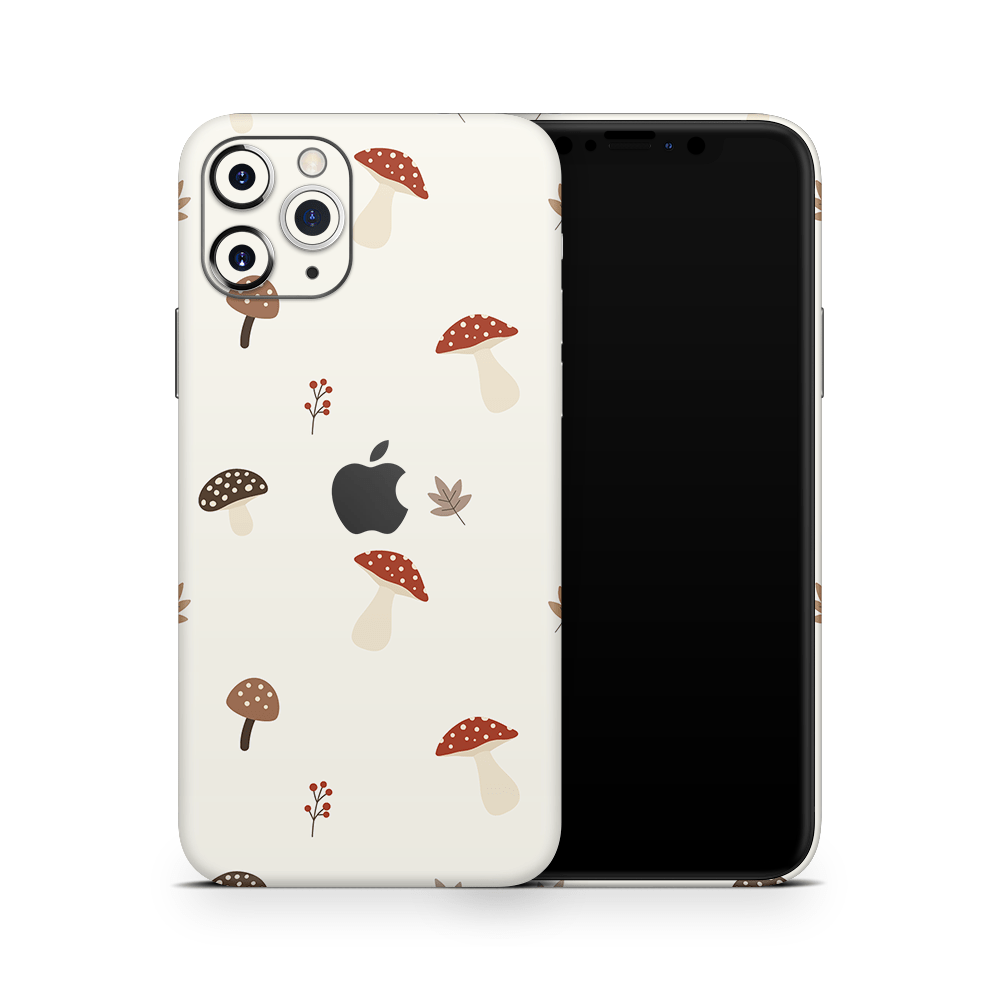 Autumn Mushies Apple iPhone Skins