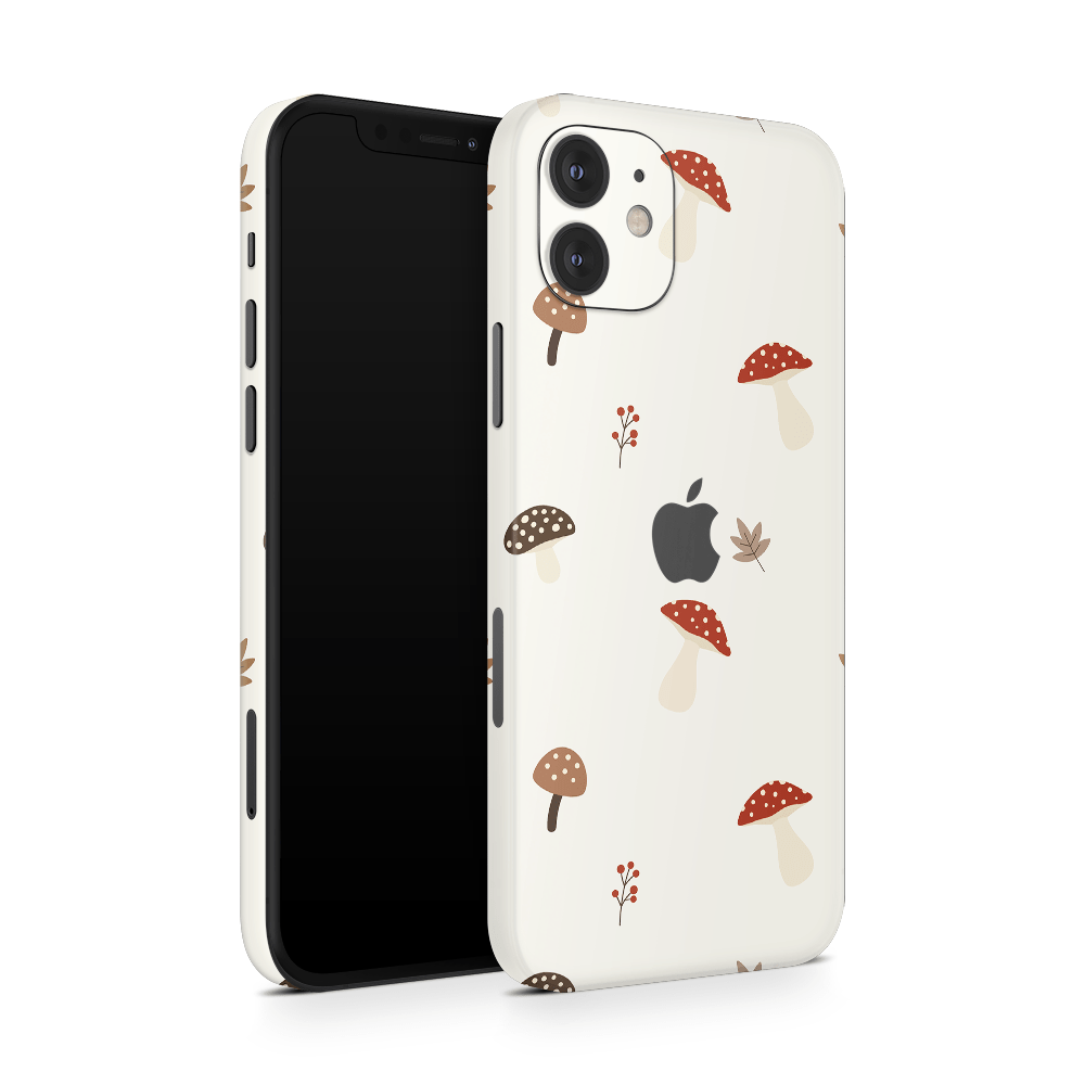 Autumn Mushies Apple iPhone Skins