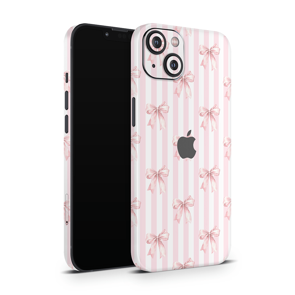 Blush Bows Apple iPhone Skins