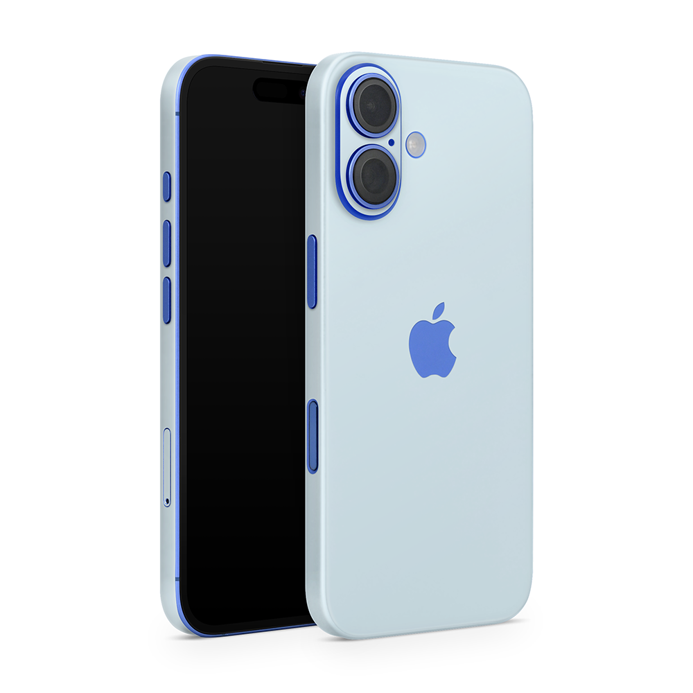 Icy Blue Apple iPhone Skins