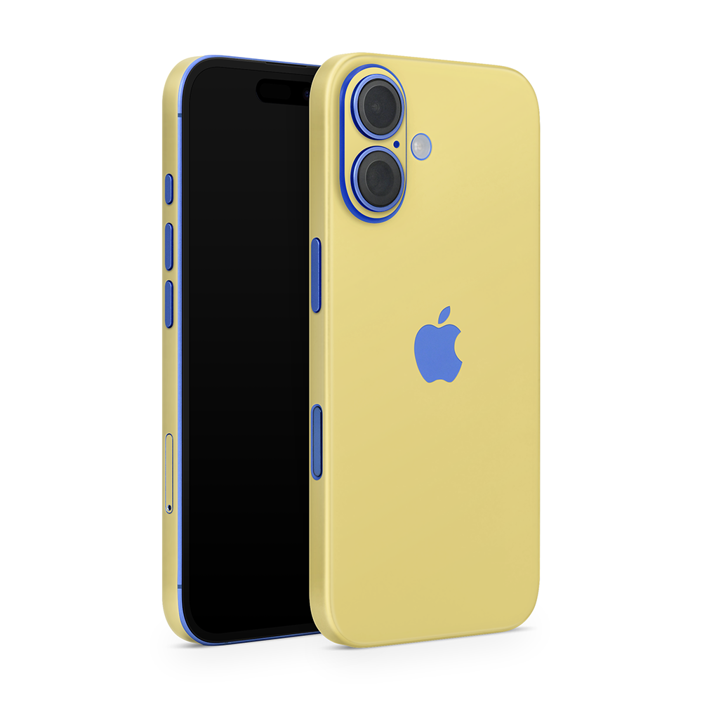 Mustard Yellow Apple iPhone Skins