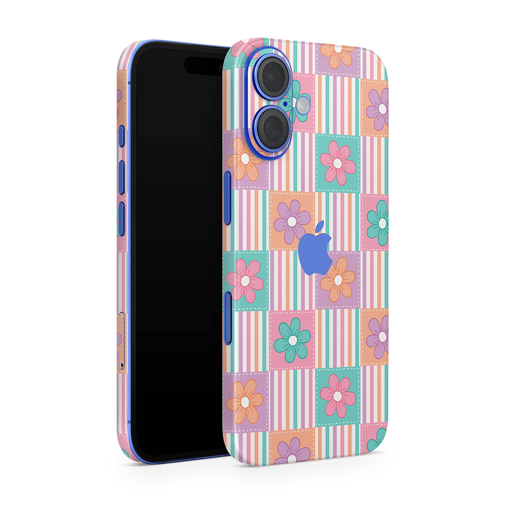 Daisy Patchwork Apple iPhone Skins