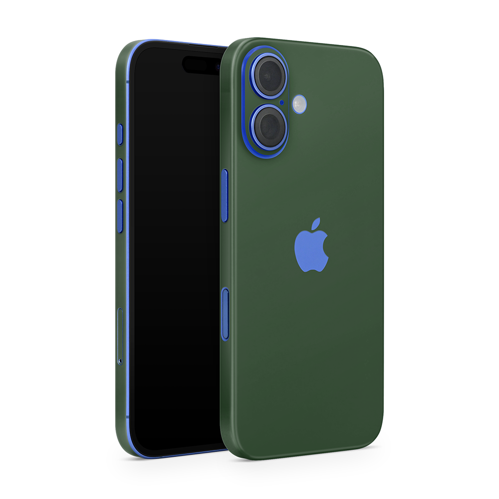 Forest Green Apple iPhone Skins