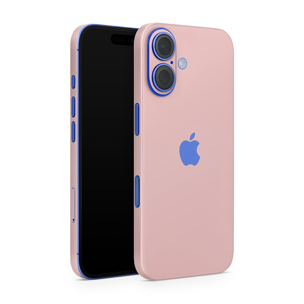 Mauve Pink Apple iPhone Skins