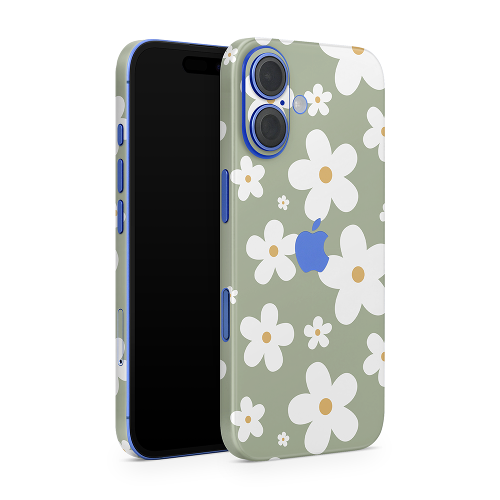 Verdant Daisies Apple iPhone Skins