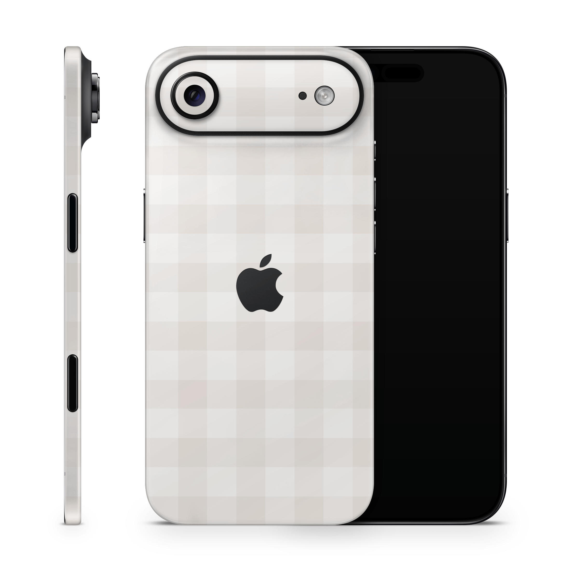 Beige Linen Apple iPhone Skins