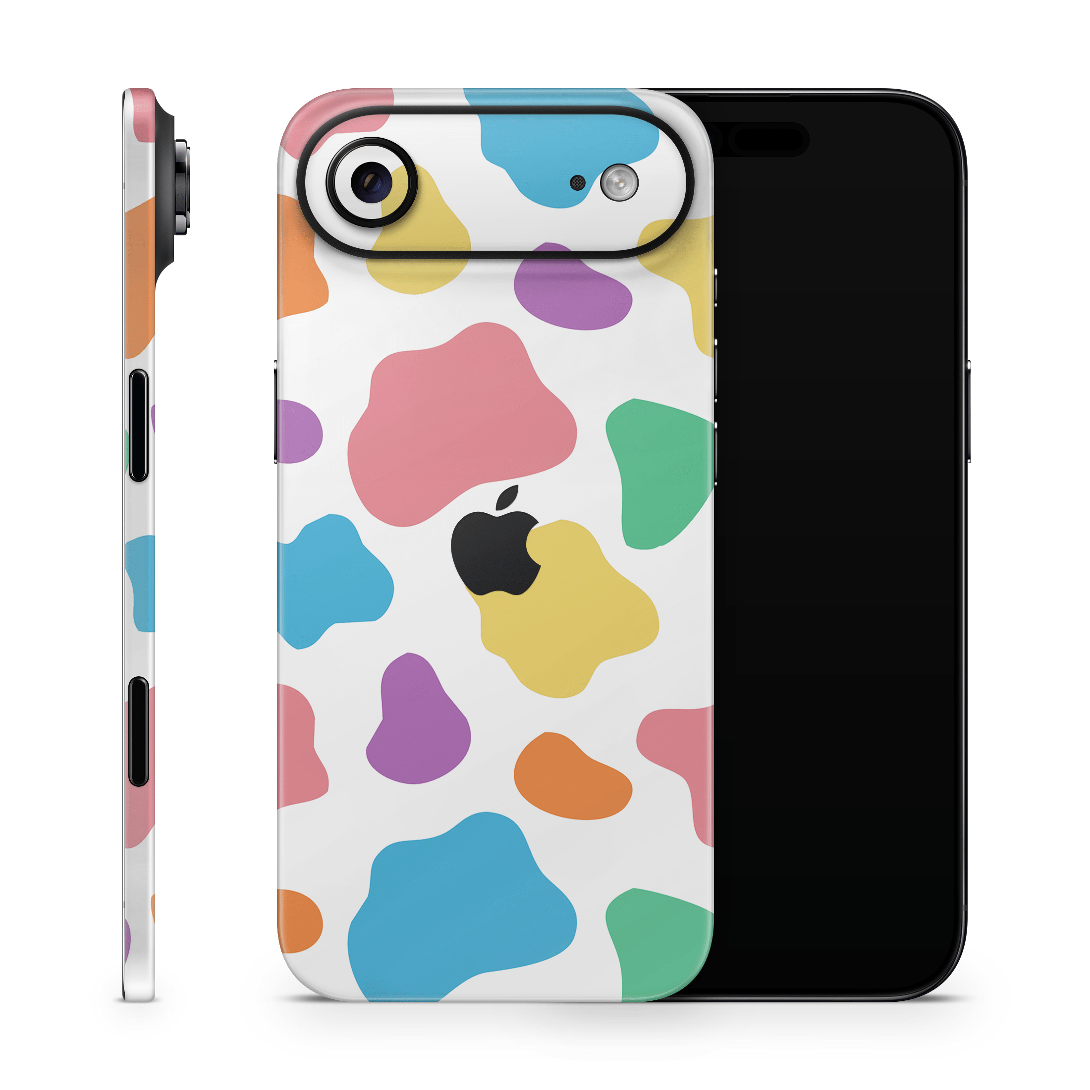 Rainbow Moo Moo Apple iPhone Skins
