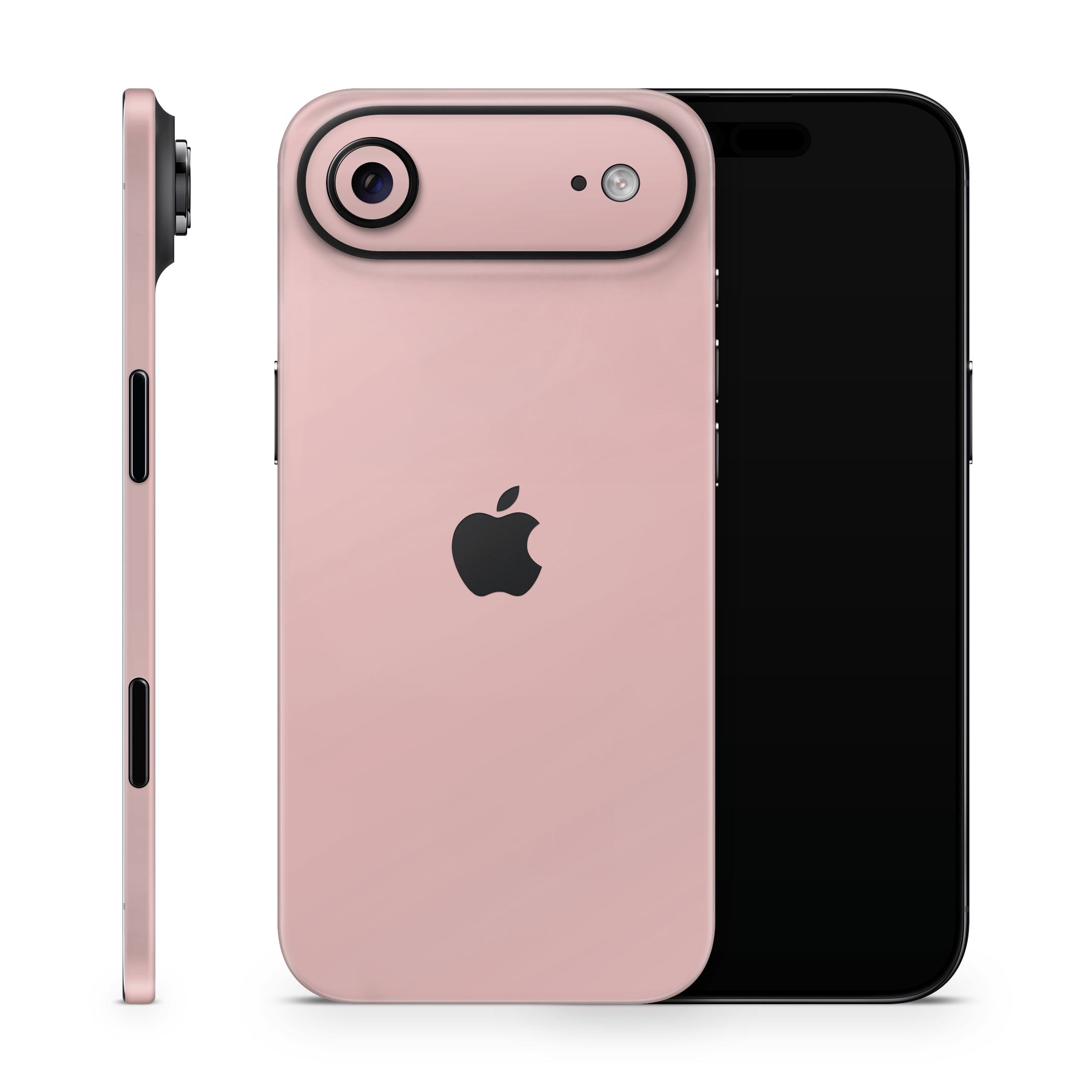 Mauve Pink Apple iPhone Skins