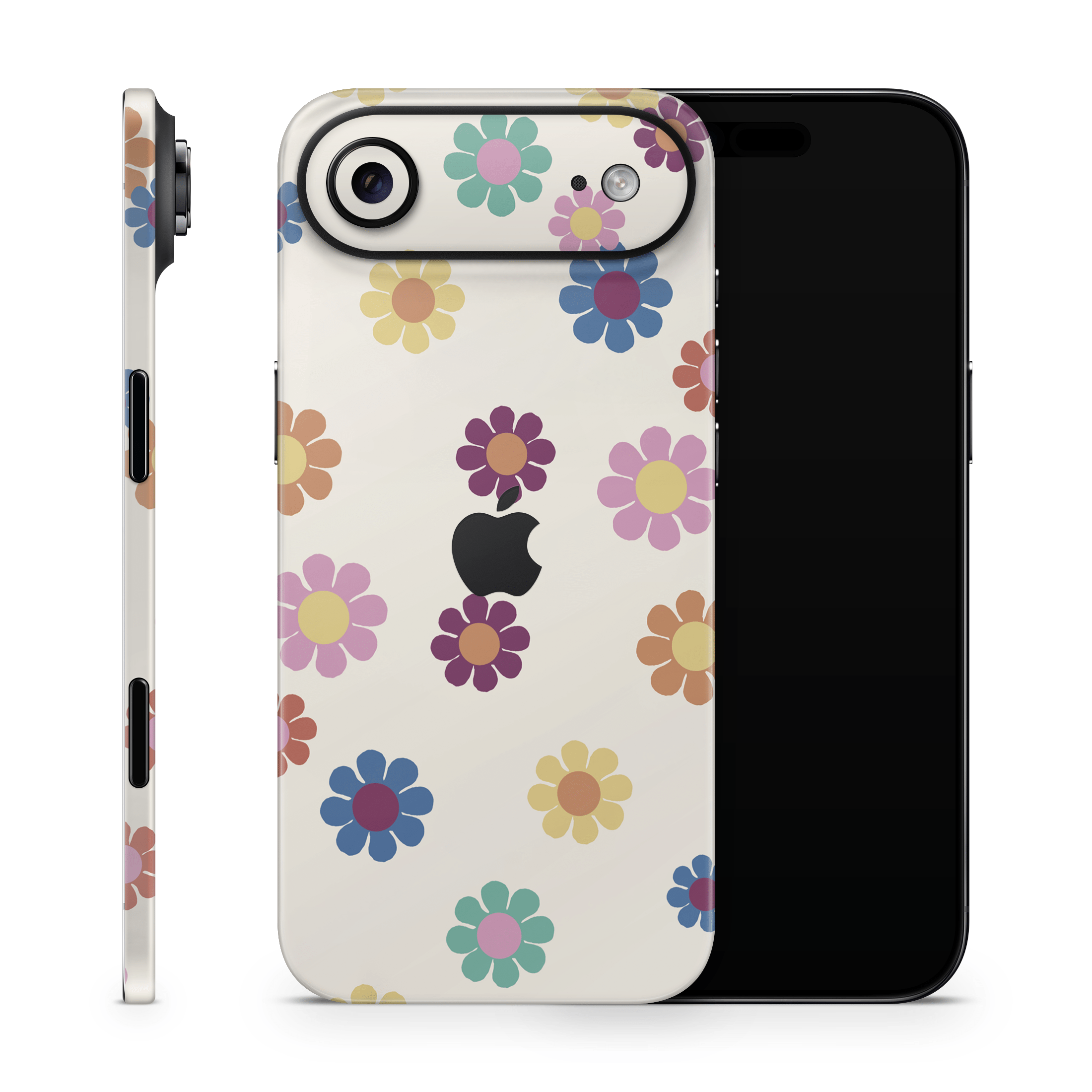 Rainbow Daisies Apple iPhone Skins