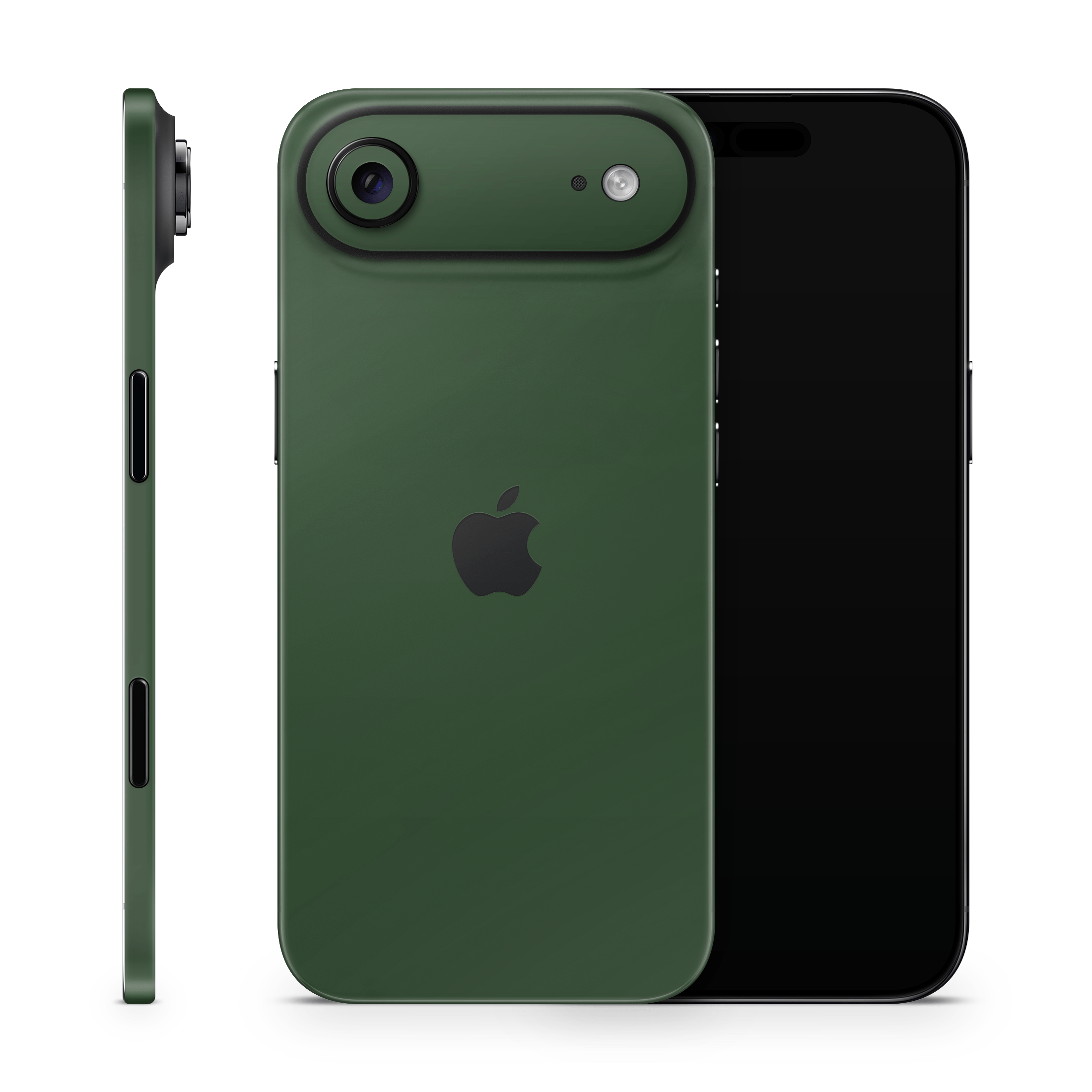 Forest Green Apple iPhone Skins