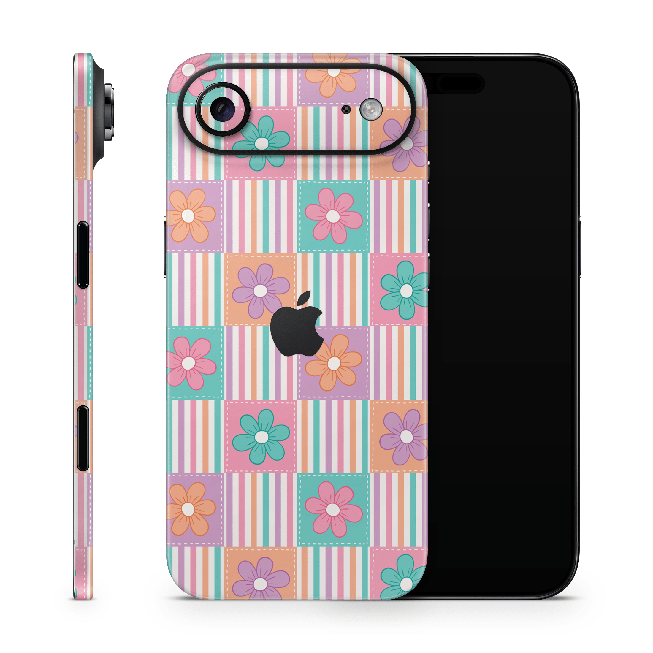 Daisy Patchwork Apple iPhone Skins