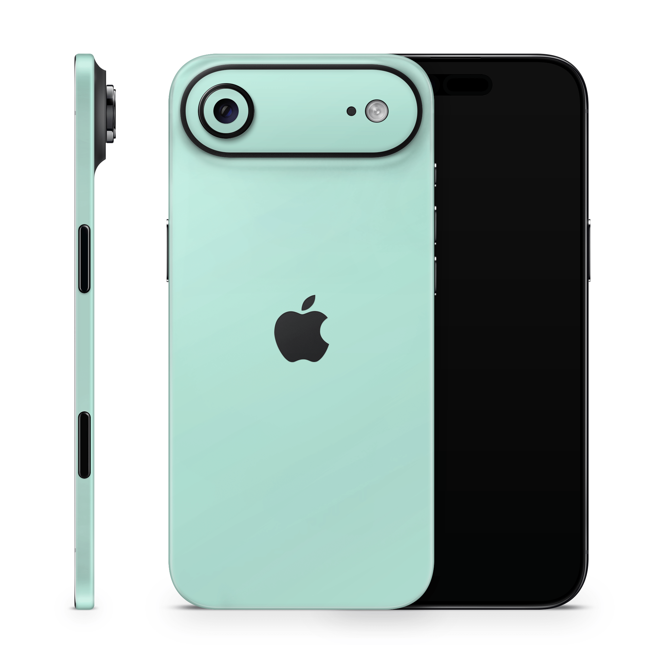 Pastel Mint Apple iPhone Skins