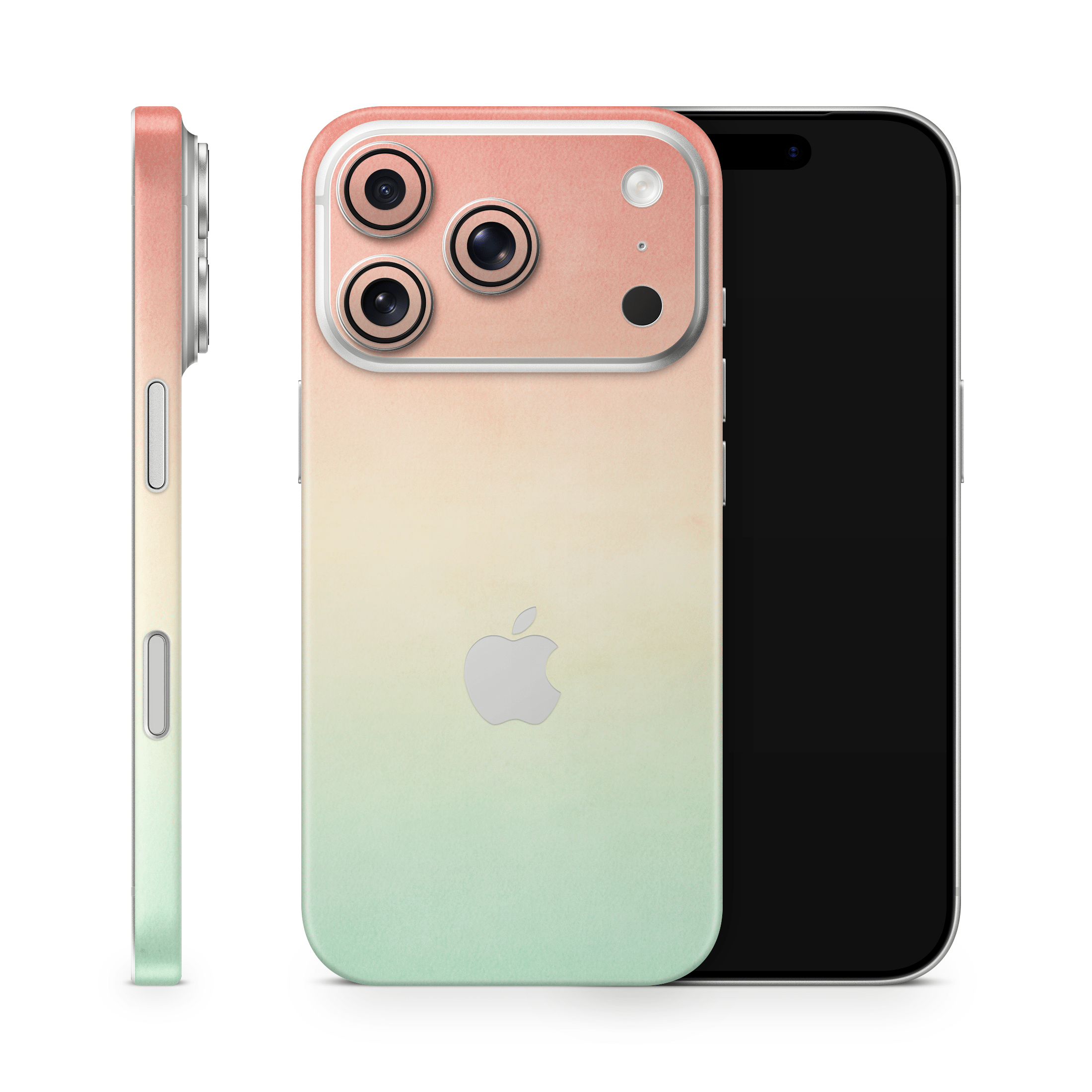 Peachy Sunset Apple iPhone Skins