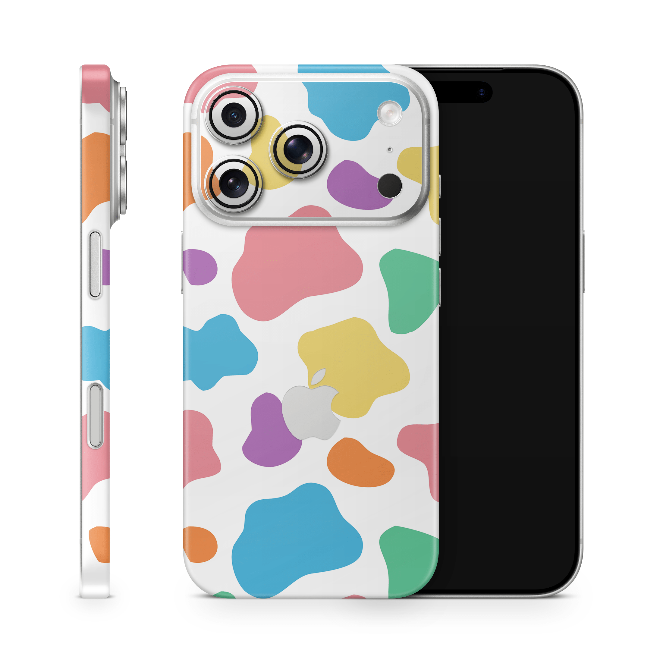 Rainbow Moo Moo Apple iPhone Skins