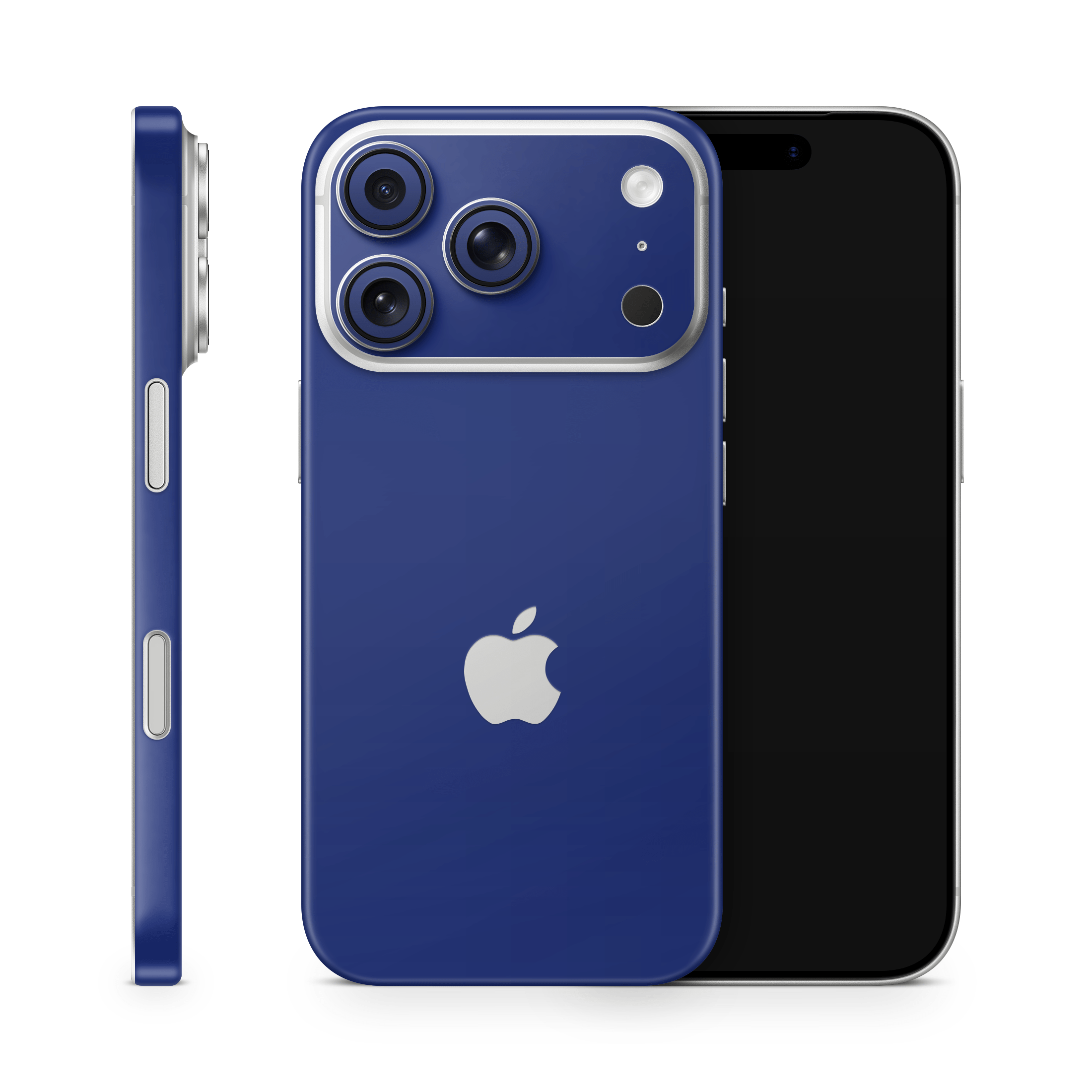 Royal Blue Apple iPhone Skins