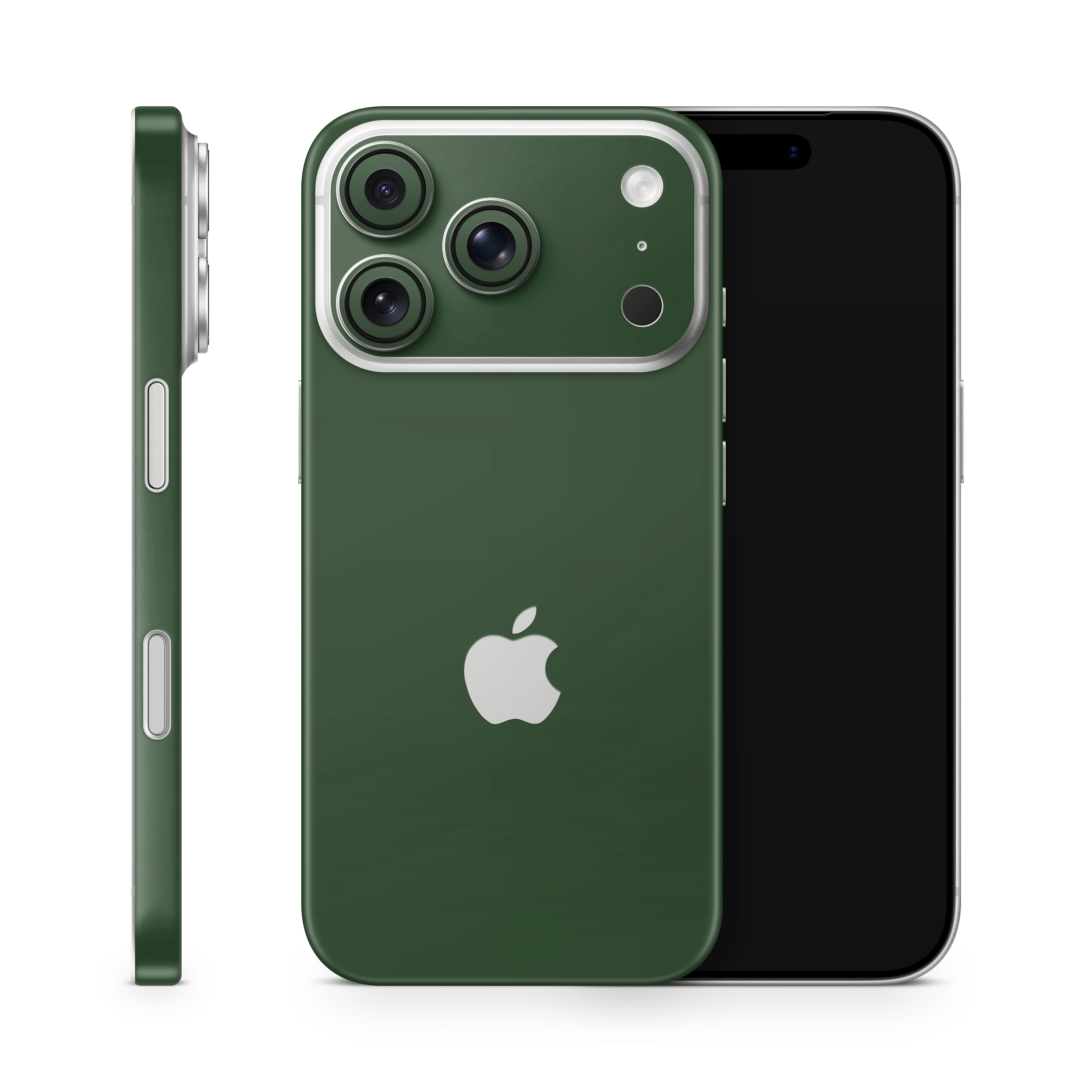 Forest Green Apple iPhone Skins