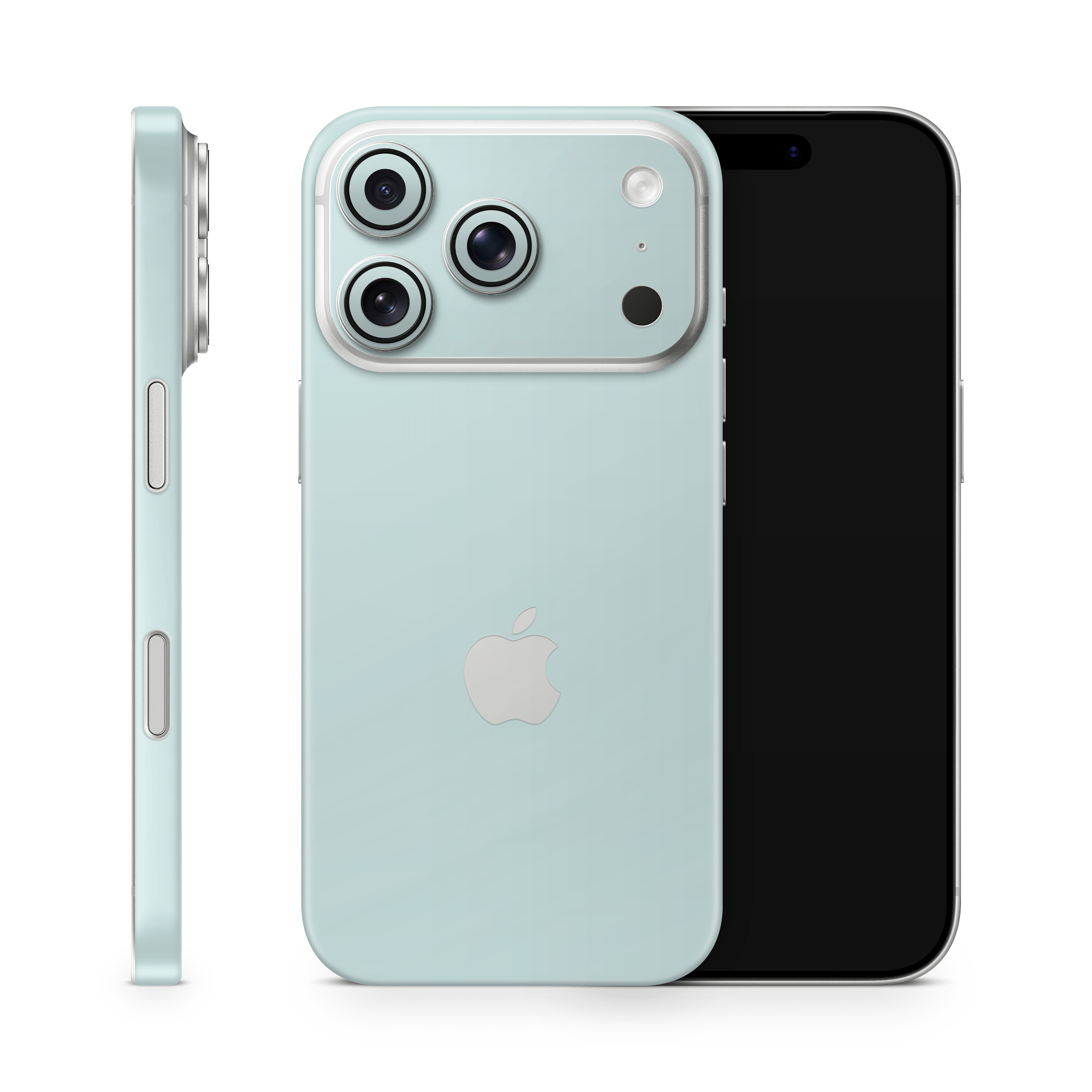 Dusty Blue Apple iPhone Skins