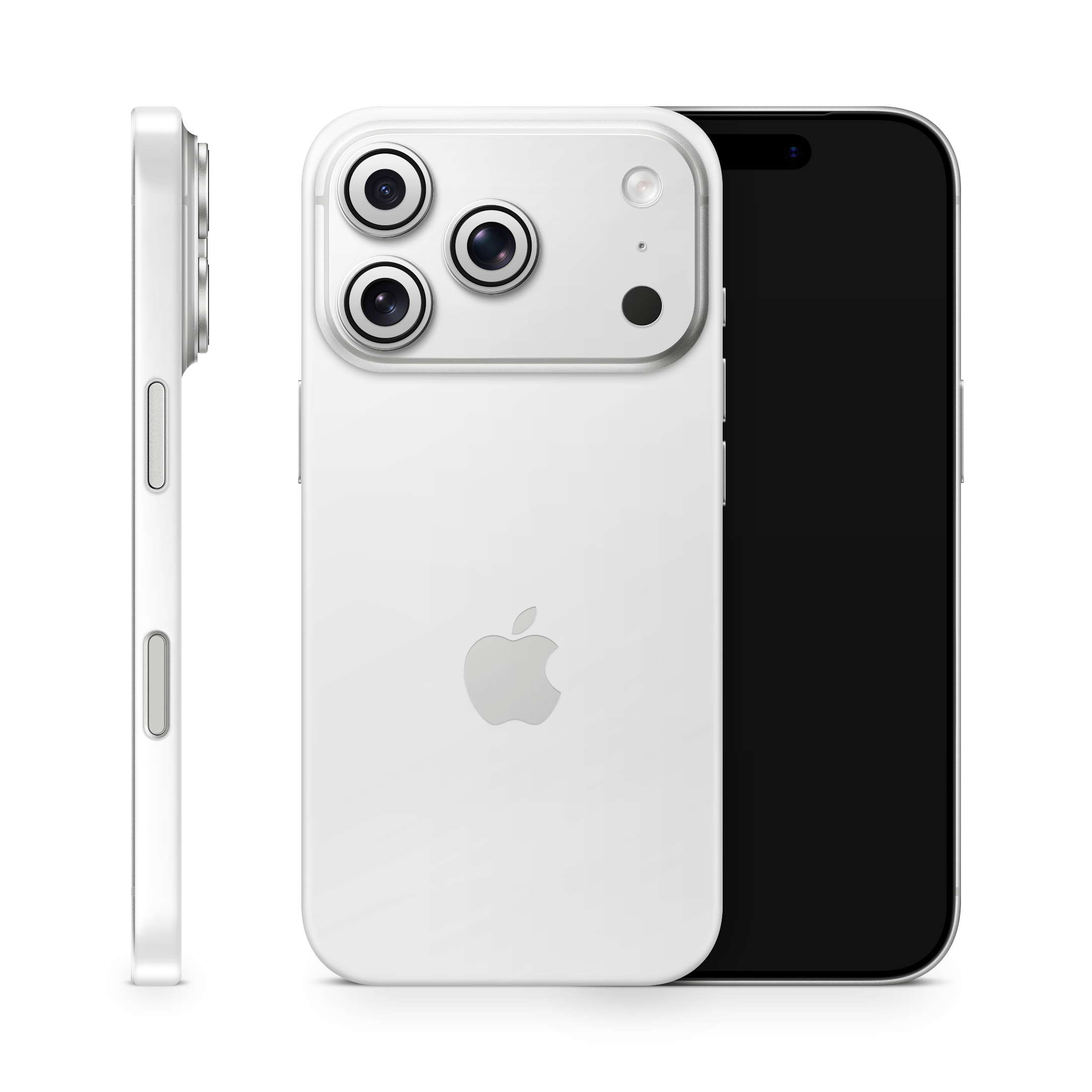 Crisp White Apple iPhone Skins