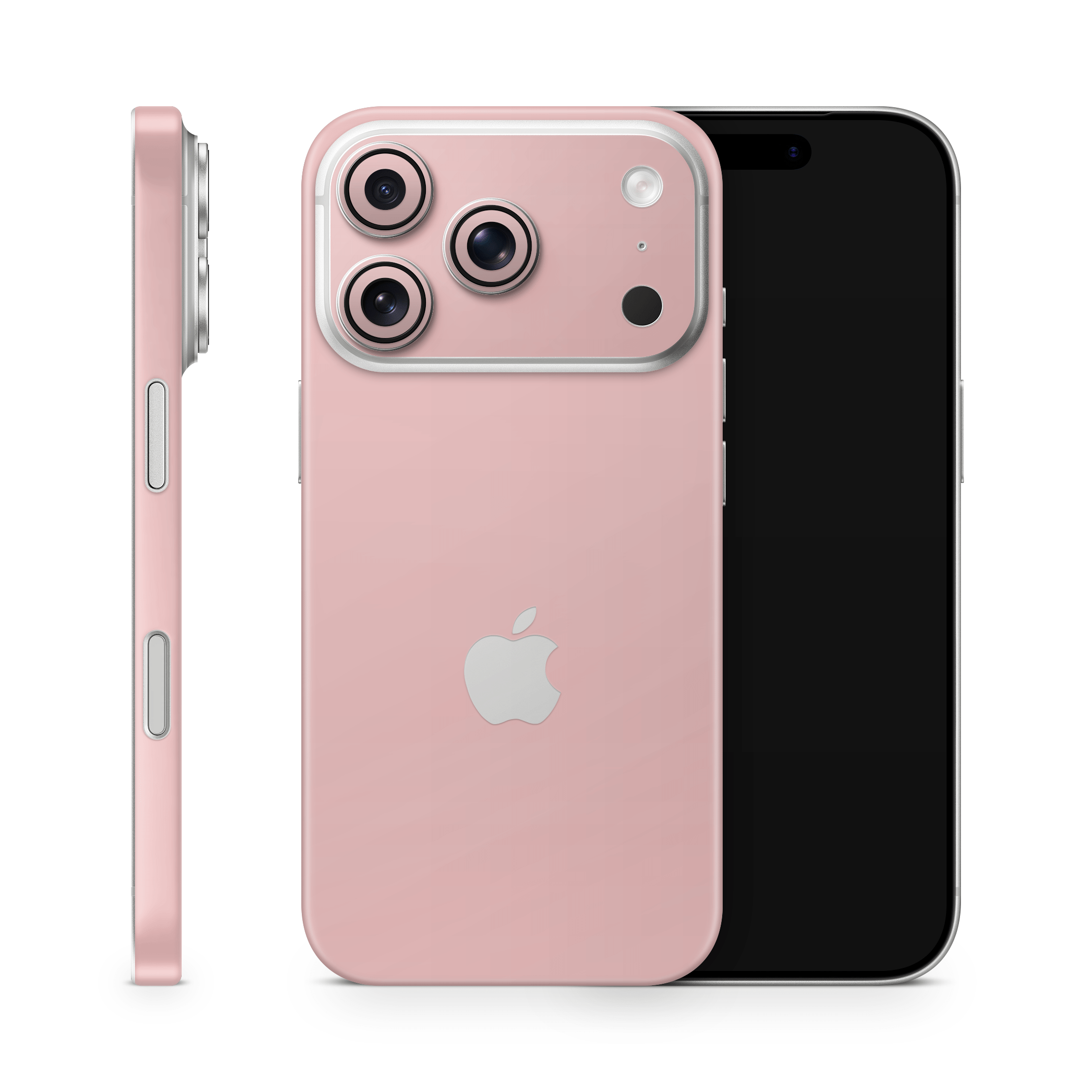 Mauve Pink Apple iPhone Skins