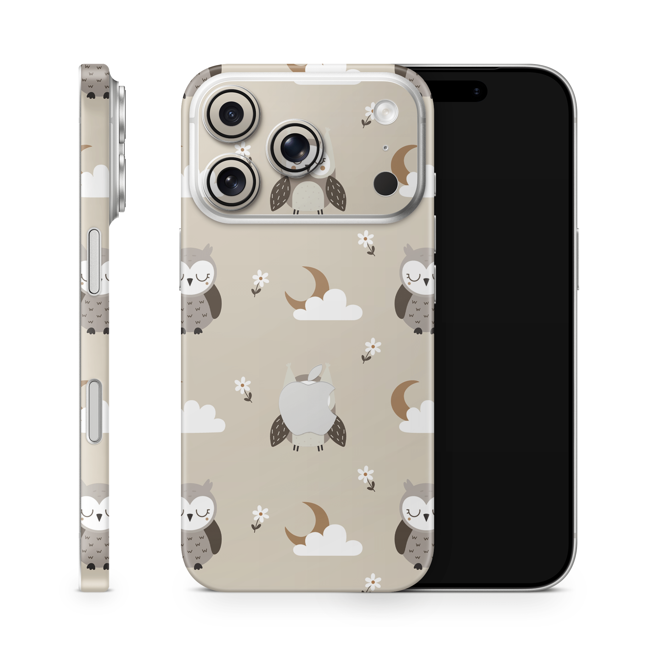 Midnight Owls Apple iPhone Skins