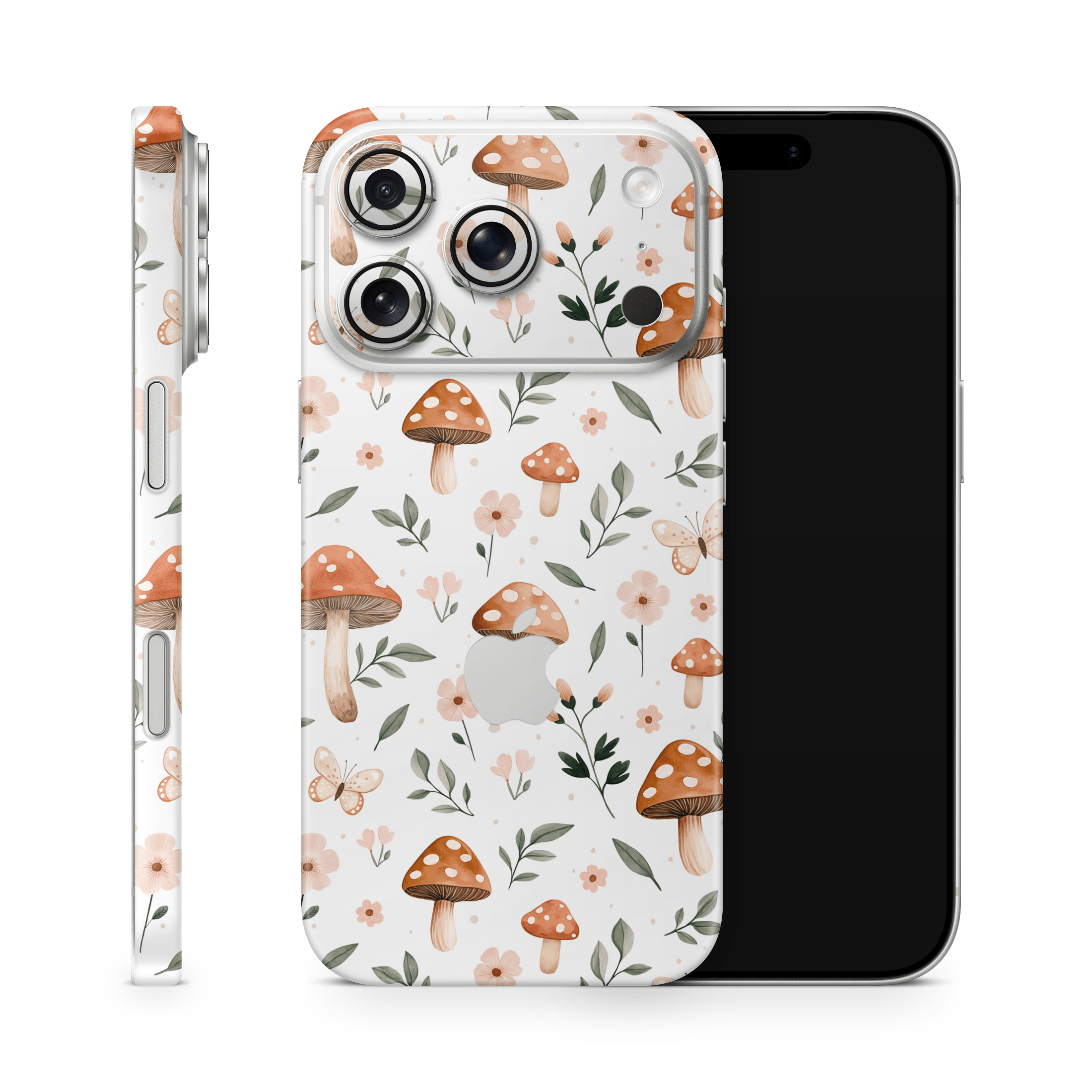 Spring Mushies Apple iPhone Skins