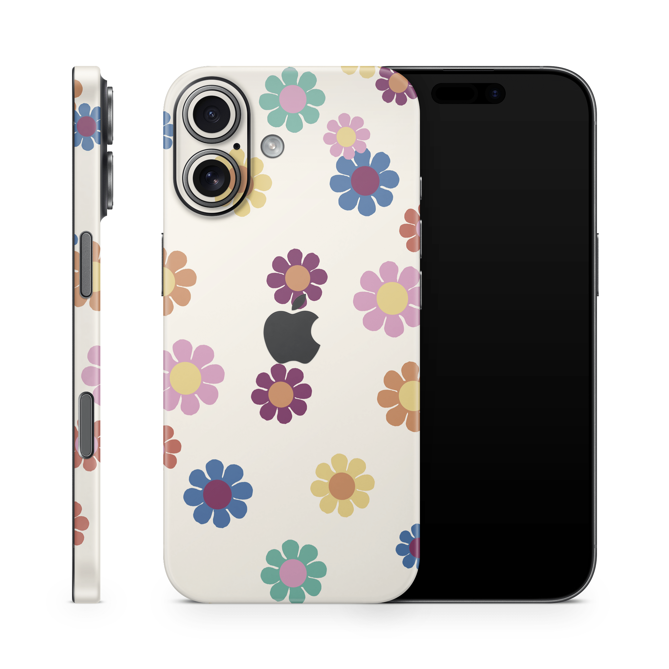 Rainbow Daisies Apple iPhone Skins