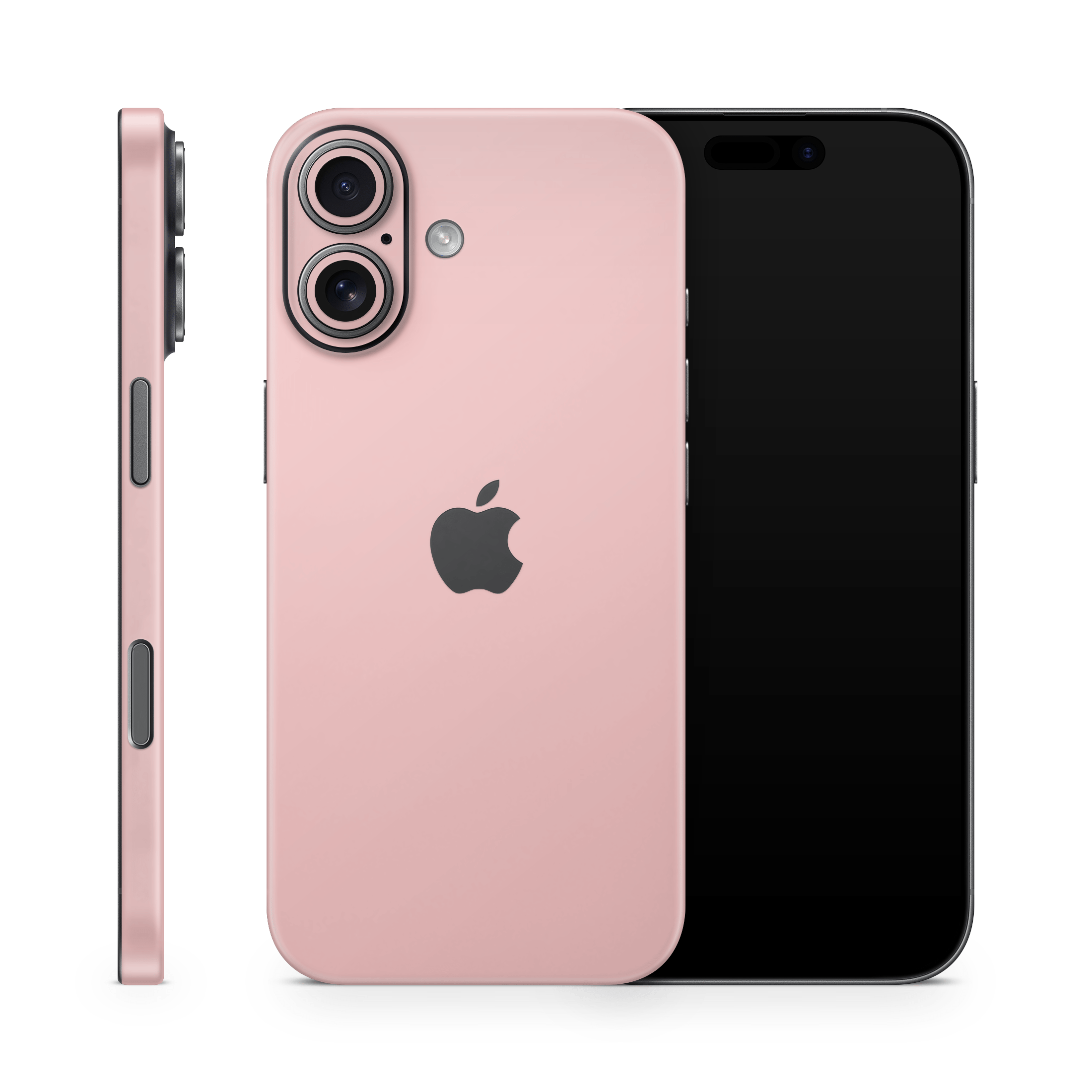 Mauve Pink Apple iPhone Skins