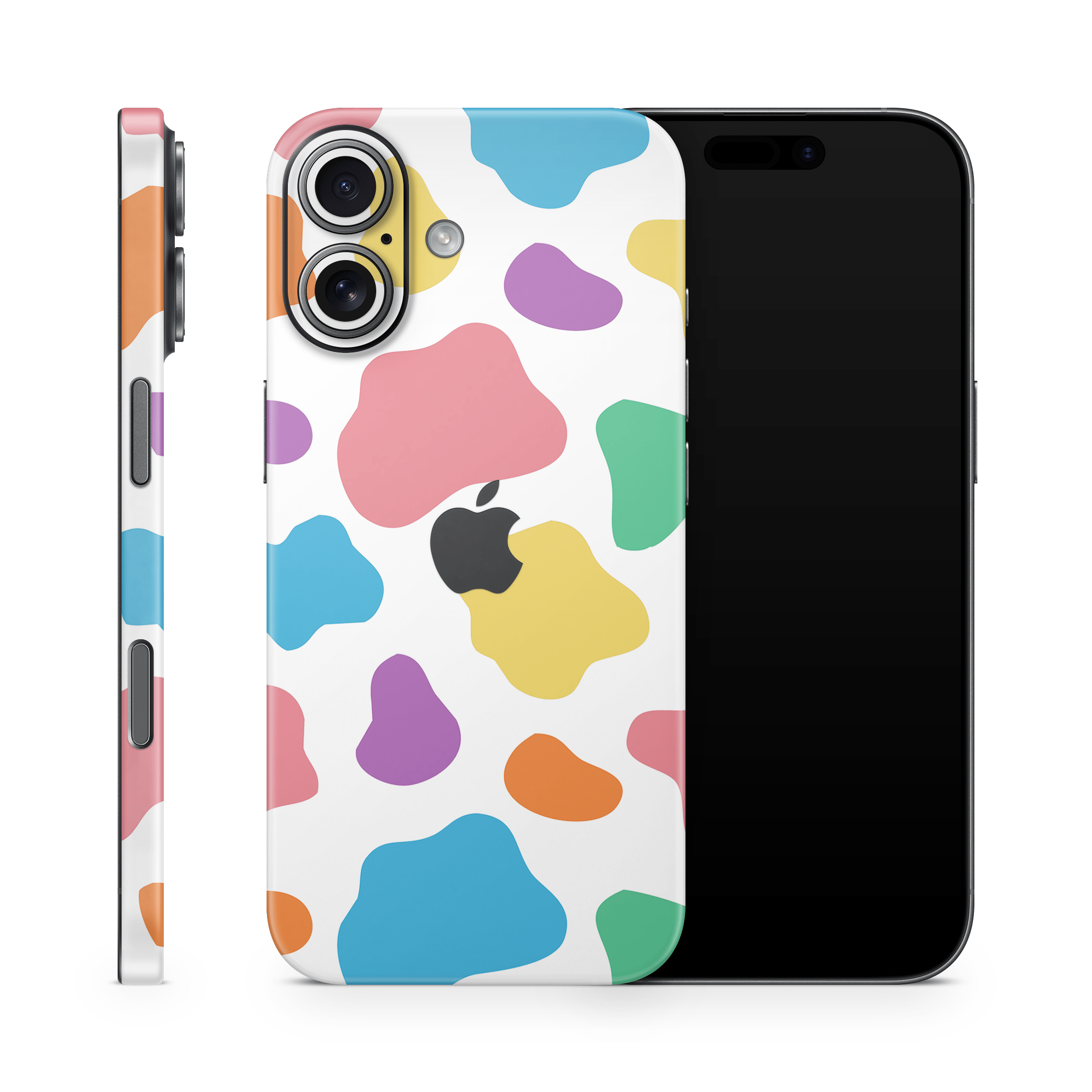 Rainbow Moo Moo Apple iPhone Skins