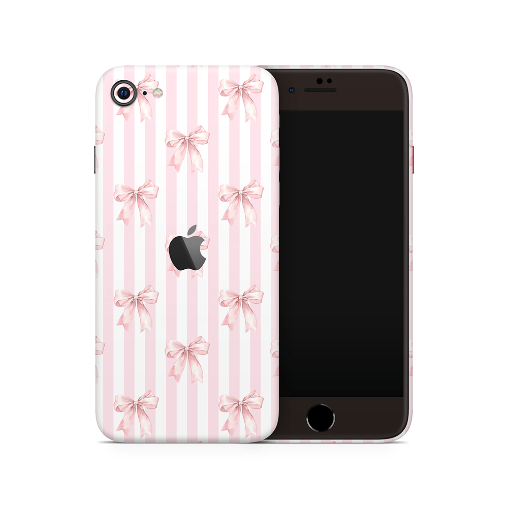 Blush Bows Apple iPhone Skins