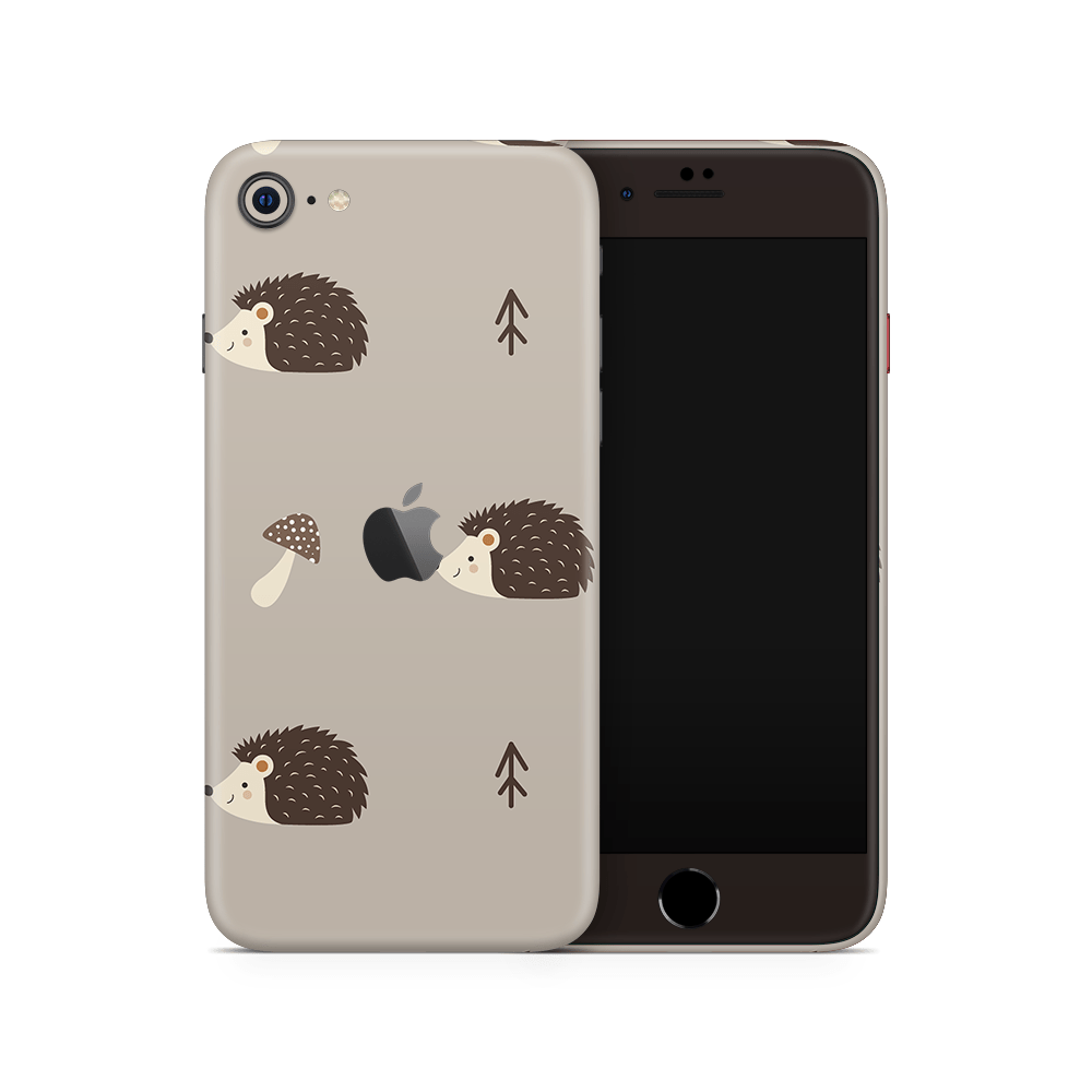 Woodsy Hedgehogs Apple iPhone Skins