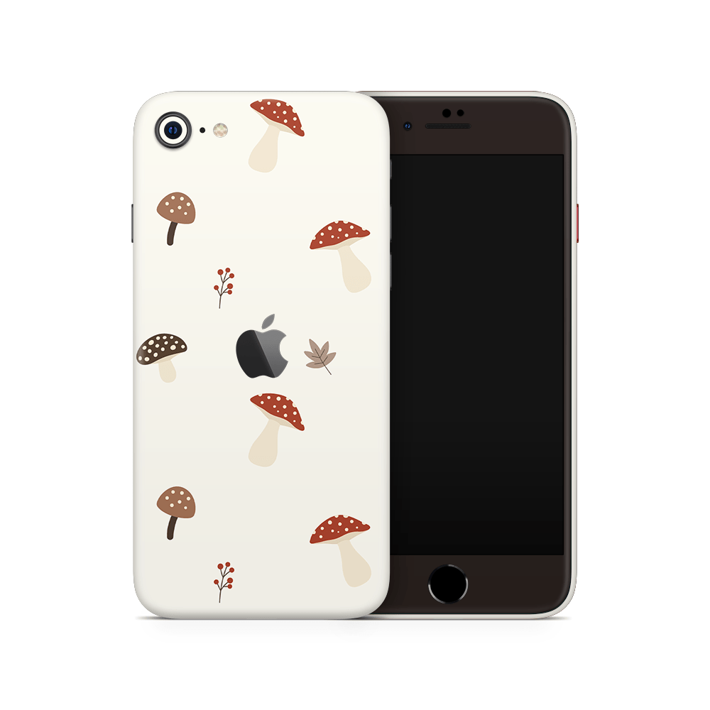 Autumn Mushies Apple iPhone Skins