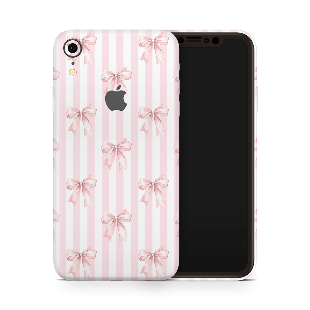 Blush Bows Apple iPhone Skins