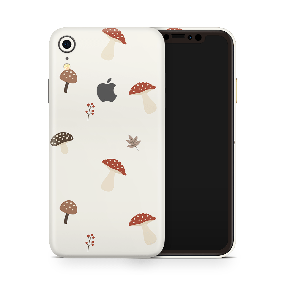 Autumn Mushies Apple iPhone Skins