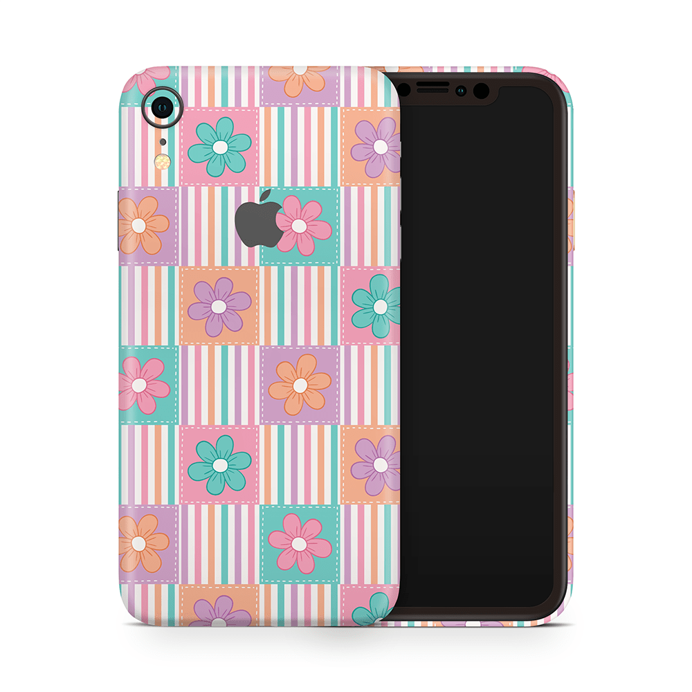 Daisy Patchwork Apple iPhone Skins