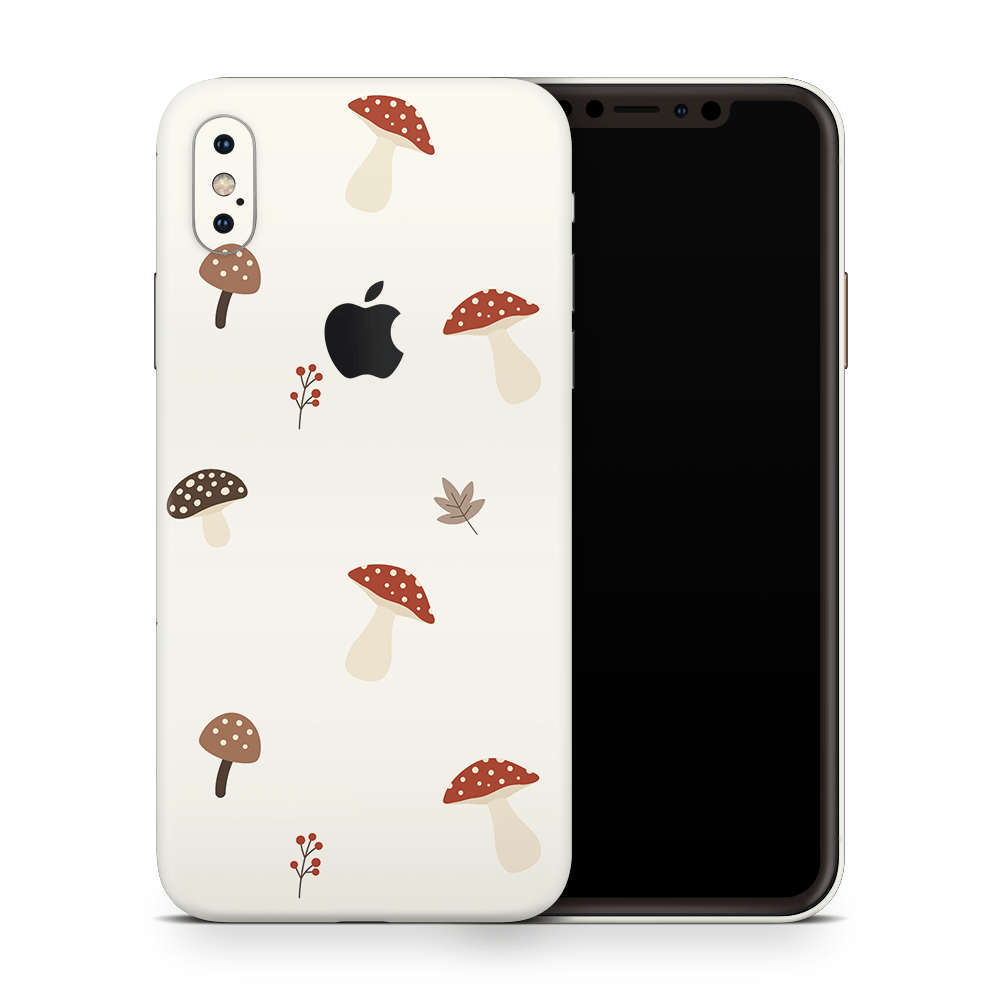 Autumn Mushies Apple iPhone Skins