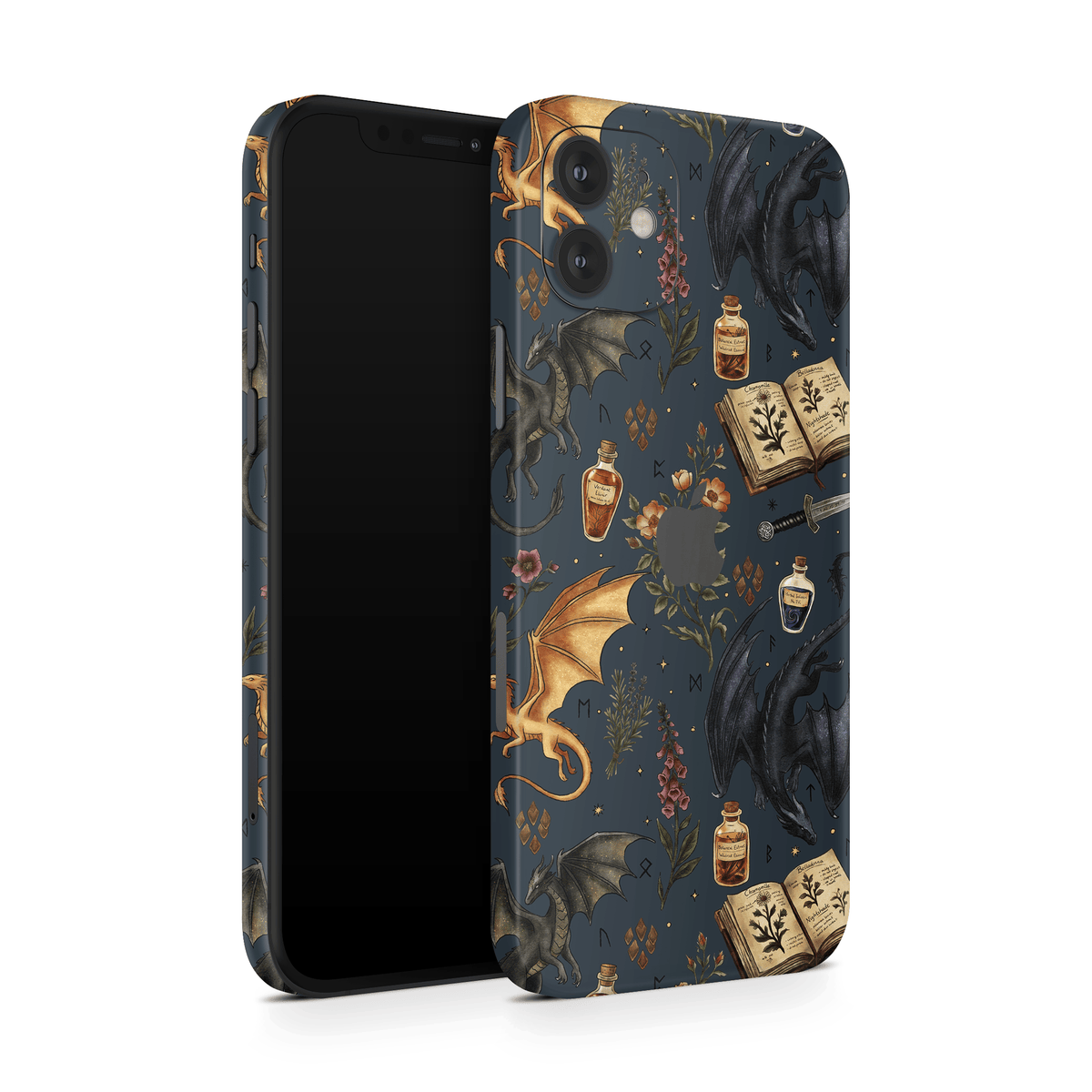 Midnight Dragons Apple iPhone Decal Skins