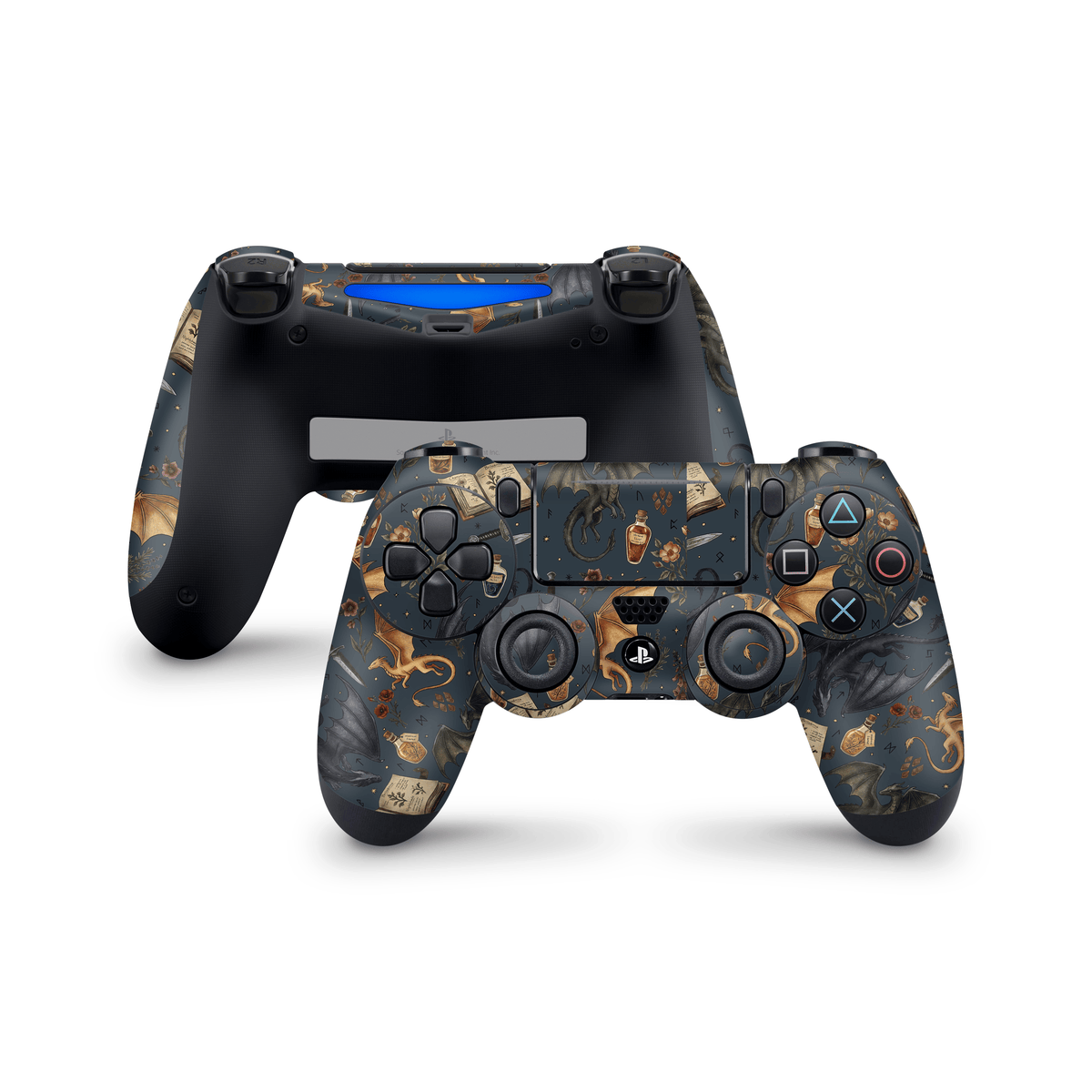 Midnight Dragons PS4 Dualshock Controller Decal Skin