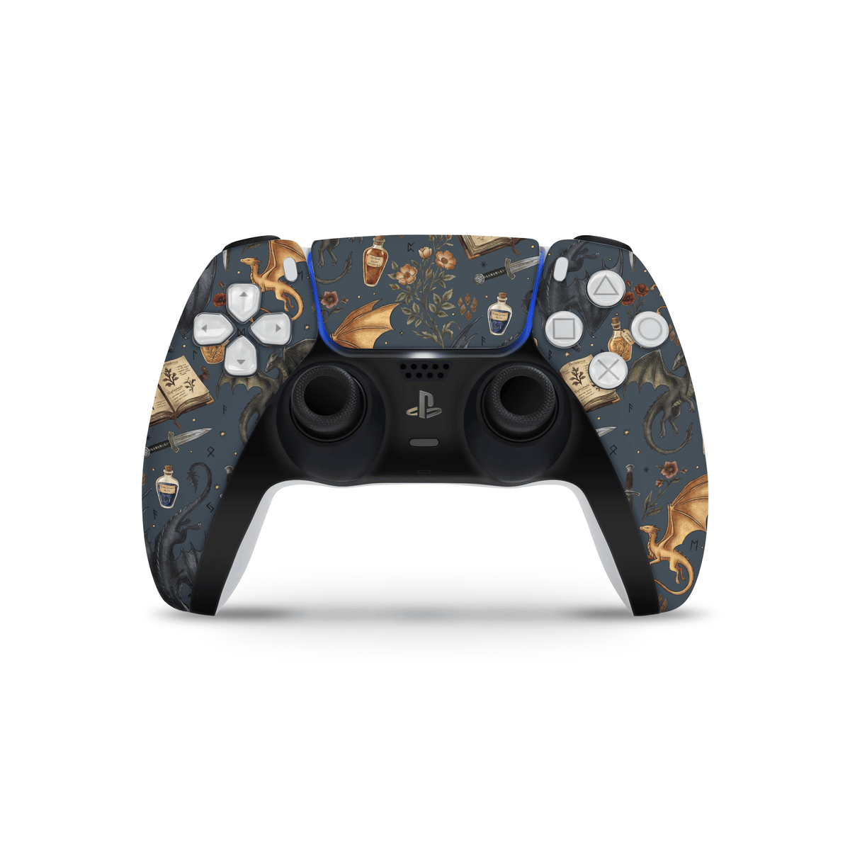 Midnight Dragons PS5 Controller Decal Skin