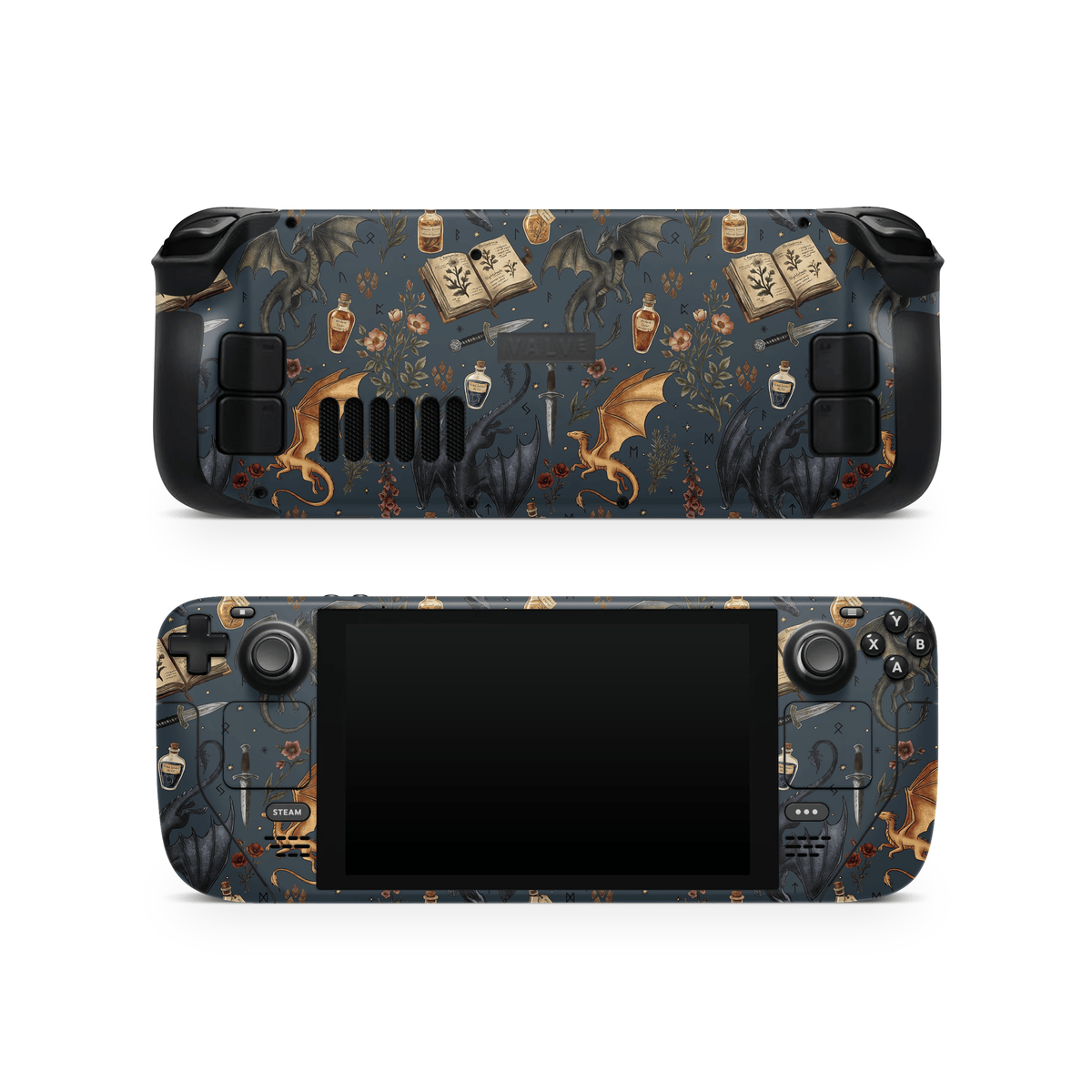 Midnight Dragons Steam Deck LCD / OLED Decal Skin