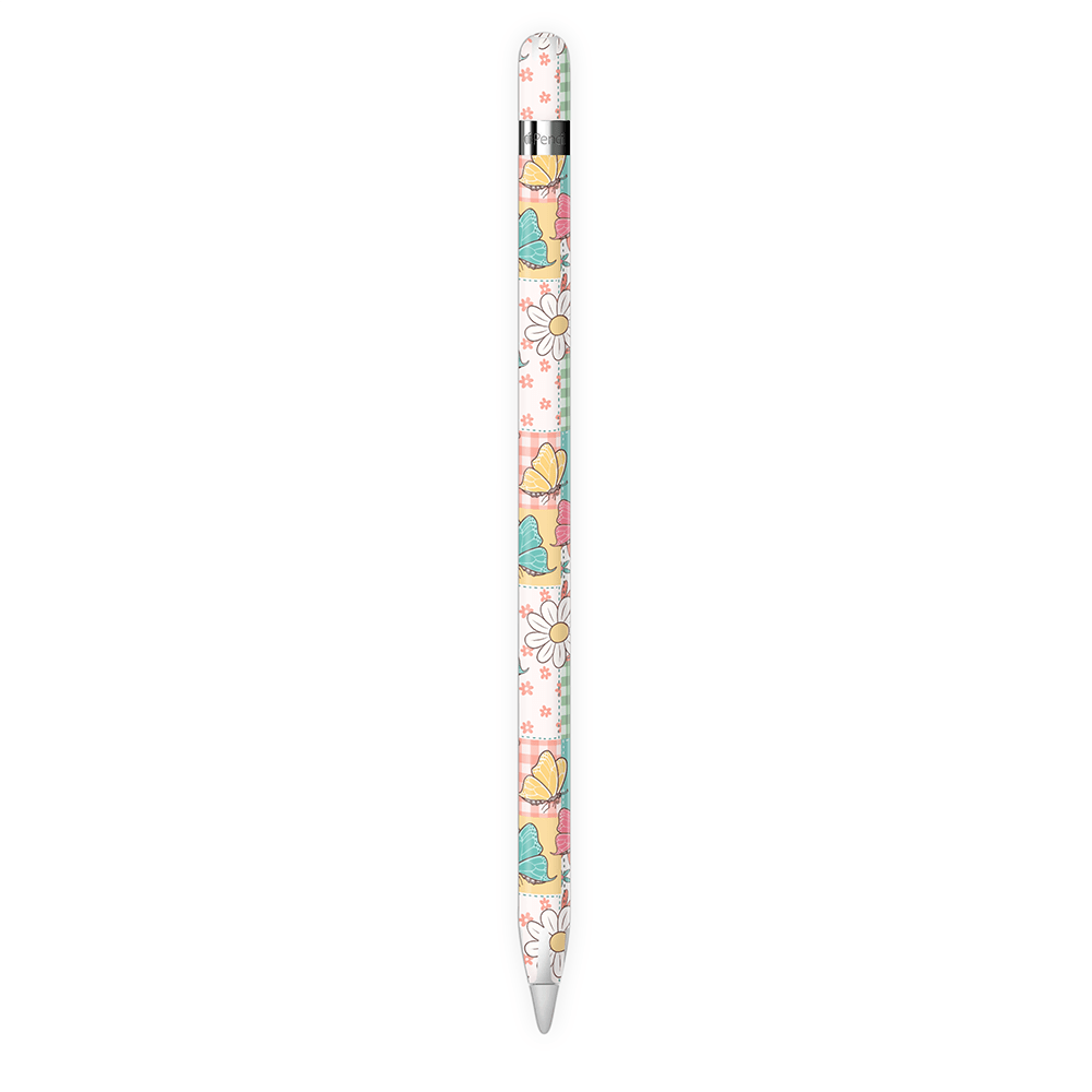 Butterfly Patchwork Apple Pencil Skins